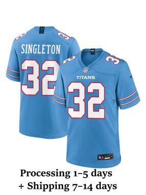 Mens Youths Select Nicholas Singleton Blue Jersey Vapor Stitched